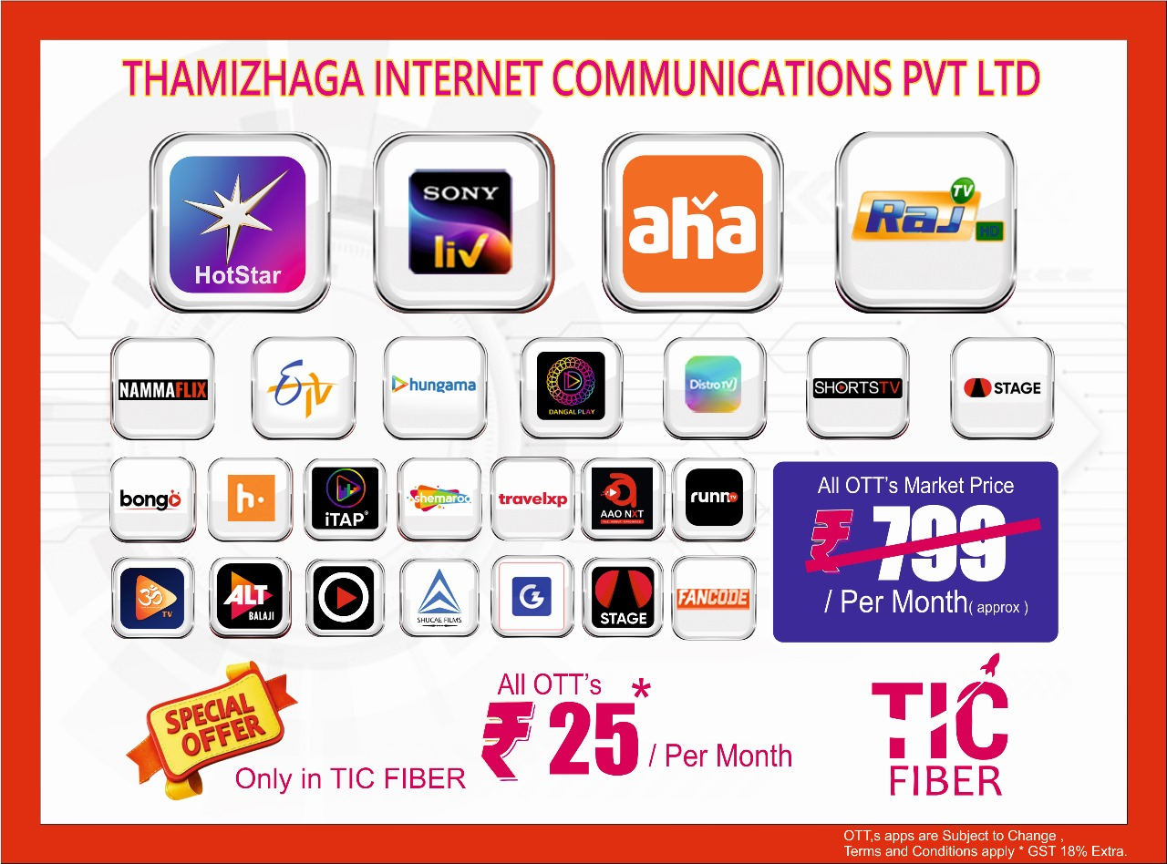 TIC Fiber OTT Plans