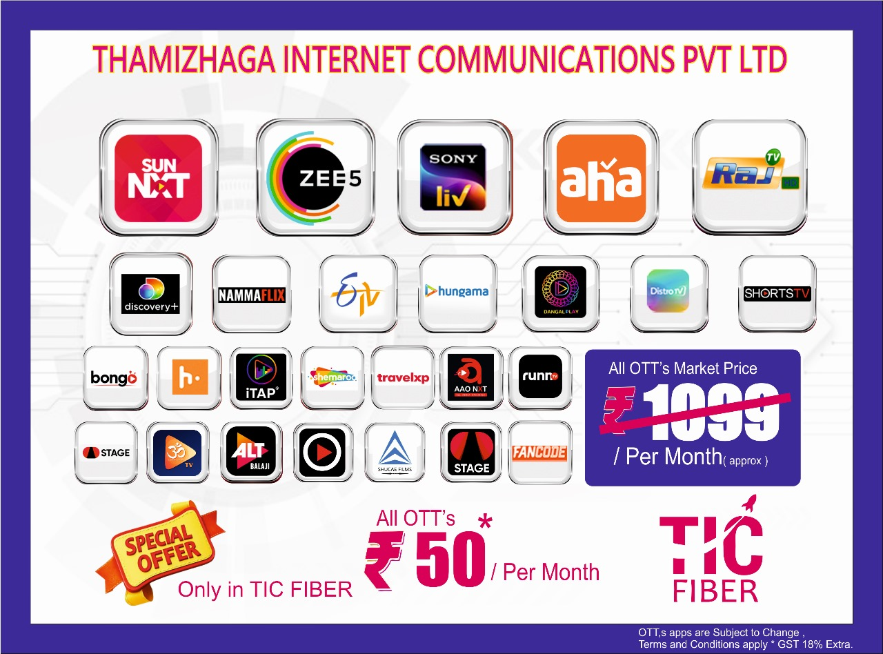 TIC Fiber OTT Plans